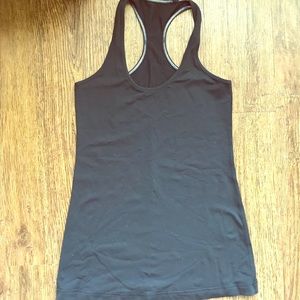 Lululemon Cool Racerback Size 6, Black. Worn once.